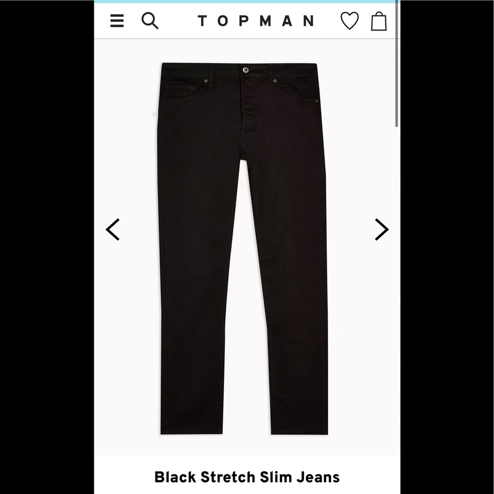 brand new, unworn Top Man jeans. Size W32 L32